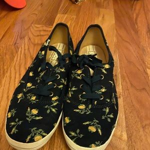 Floral print keds